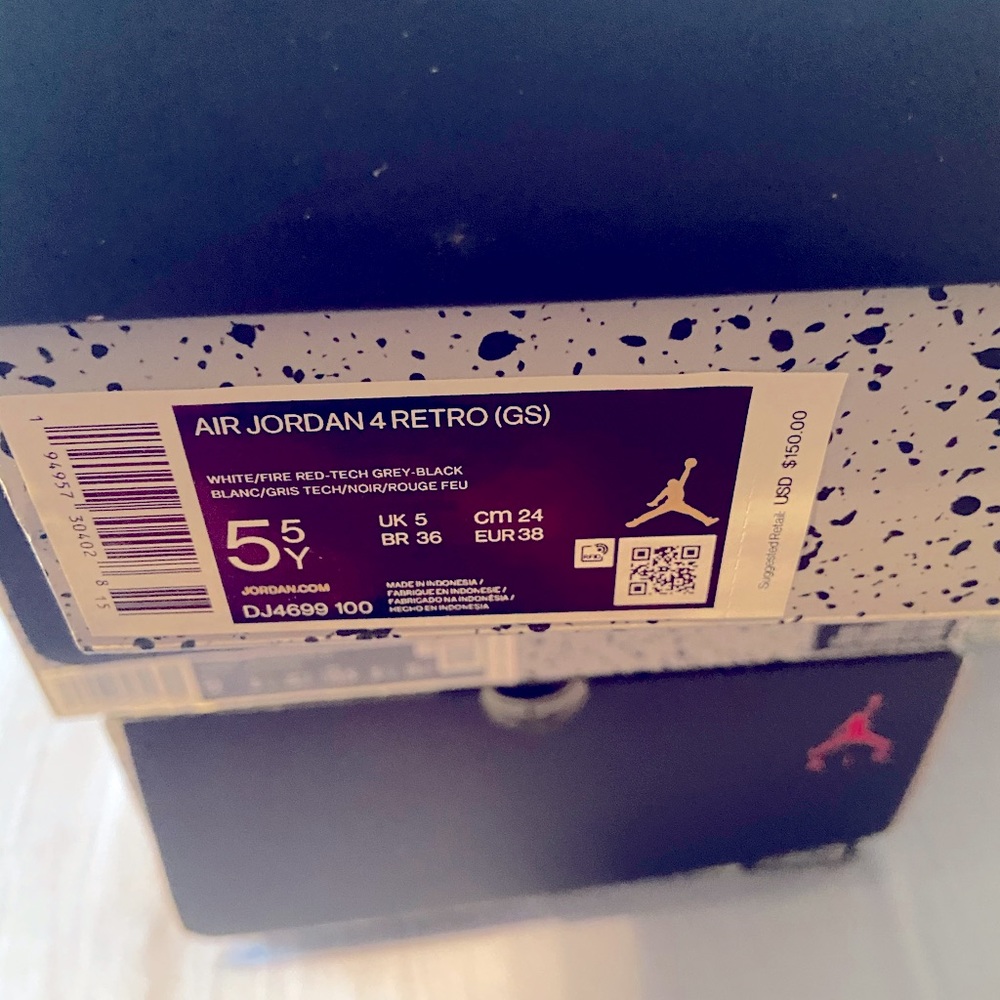 Jordan Retro 4 “Oreo”